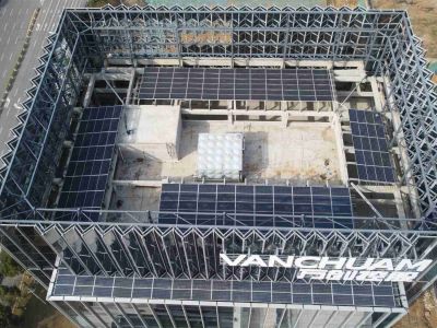 我司承建合肥万创中心光伏项目顺利完成并网验收交付工作
